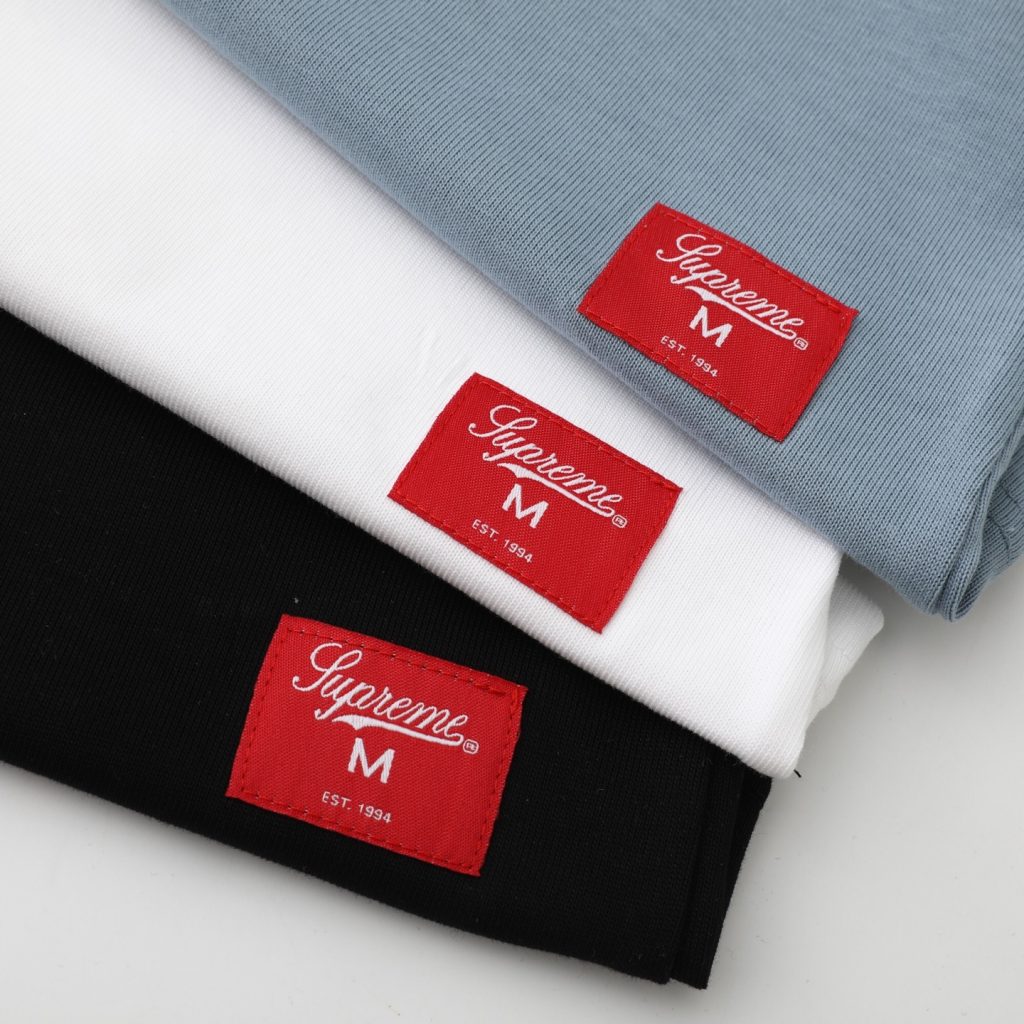 SUPREME スュプリーム ロングスリーブTシャツ 本革 100% COTTON 全4色 - 画像 6