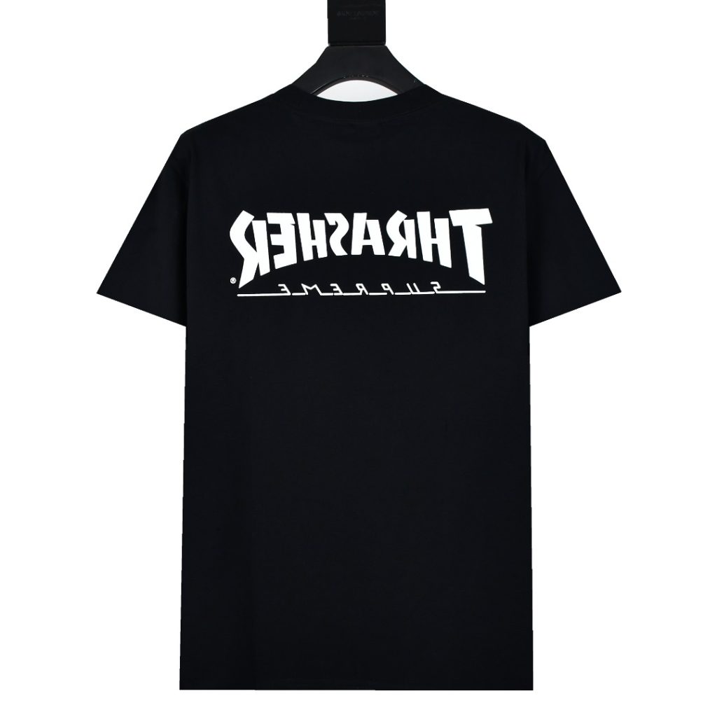 SUPREME スュプリーム ロゴTシャツ 本革 100%コットン 全2色 - 画像 8
