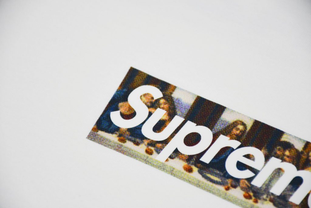 Supreme スュプリーム ミラノボックスロゴTシャツ 本革 ブラック - 画像 5