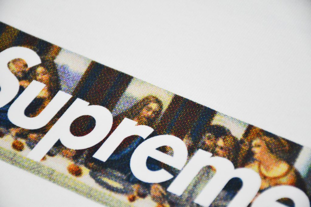 Supreme スュプリーム ミラノボックスロゴTシャツ 本革 ブラック - 画像 7