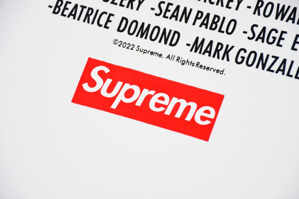 Supreme スープレム フラットTシャツ プレイデッド 100%コットン ホワイト 全1色 - 画像 7