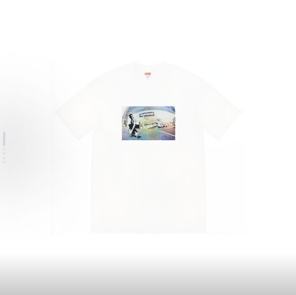 SUPREME スュプリーム ディランTシャツ フロントグラフィック ブラック ホワイト - 画像 3
