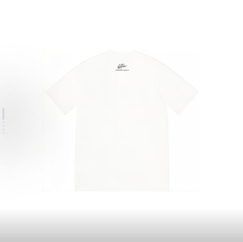 SUPREME スュプリーム ディランTシャツ フロントグラフィック ブラック ホワイト - 画像 4