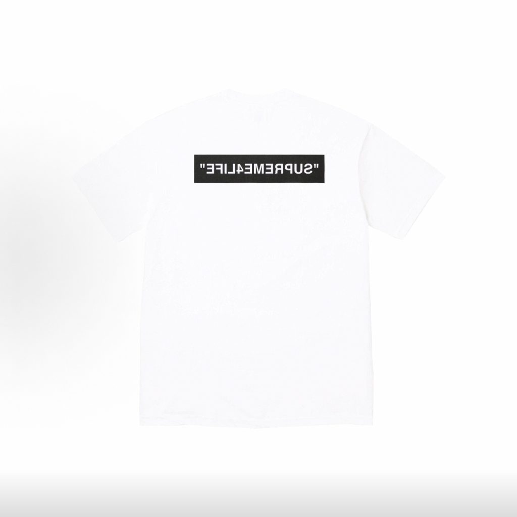 SUPREME スュプレム ロゴTシャツ フロントロゴ バックロゴ ブラック ホワイト 全2色 - 画像 2