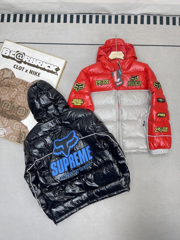 SUPREME スュプリーム ファイヤー パーカー ブラック レッド 全2色 - 画像 7