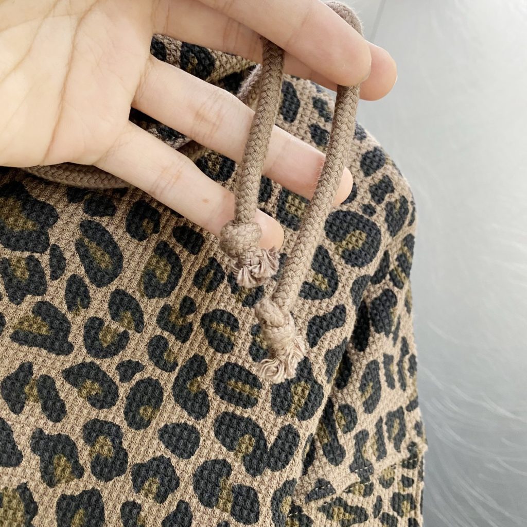 SUPREME スュプレム フード付きスウェットシャツ ワッフル生地 シリコン加工 ブラック - 画像 2