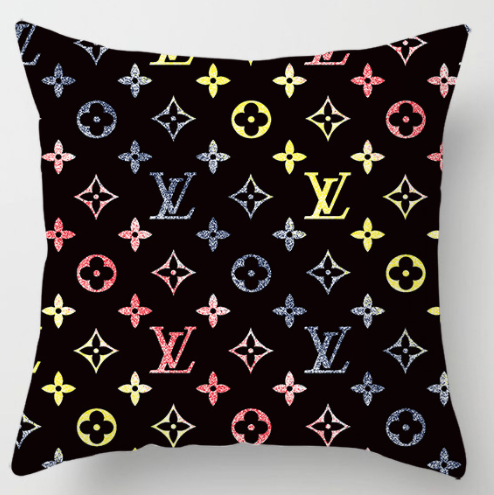 LOUIS VUITTON　ルイヴィトン　クッションカバー/クッション　ブランド抱き枕　クッション中材あり　綺麗なカバー　リネン　ベルベット　クッションカバー　モノグラム - 画像 4