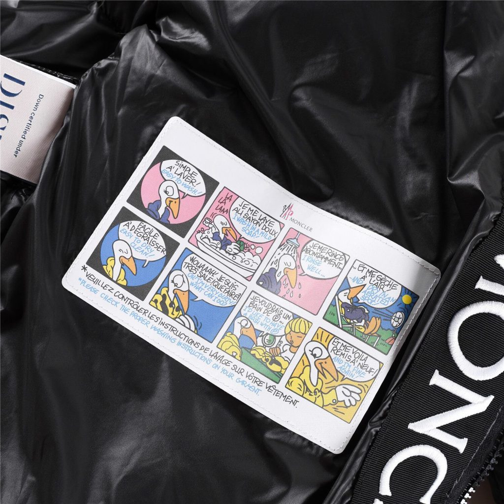 Moncler 秋冬限定! モンクレール 超レア人気MONTCLA ダウンジャケット Monclerの刺繍入り フード付き ダウンコート - 画像 5