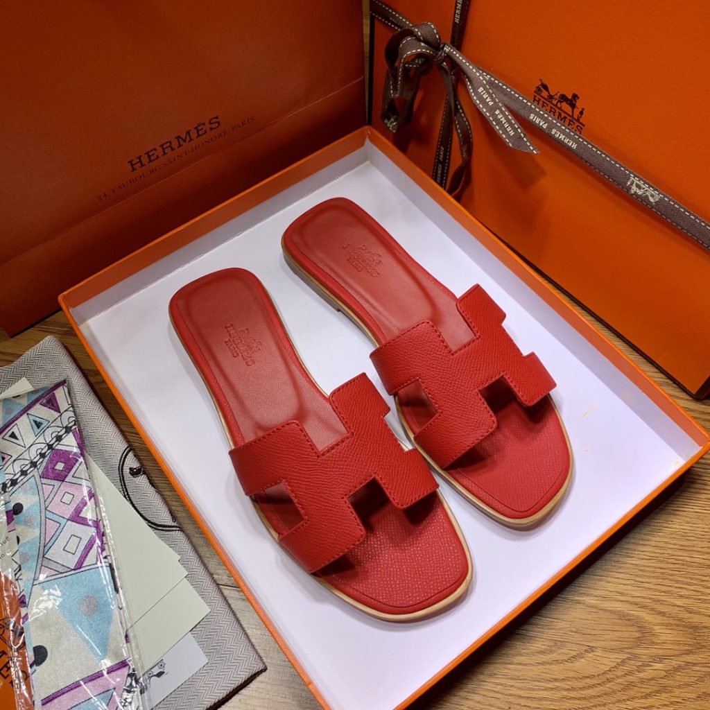 エルメス定番　HERMES　エプソン　オラン サンダル　サイズ35-41　レディースサンダル　スリッパ　室内/外履きOK　13色 - 画像 3