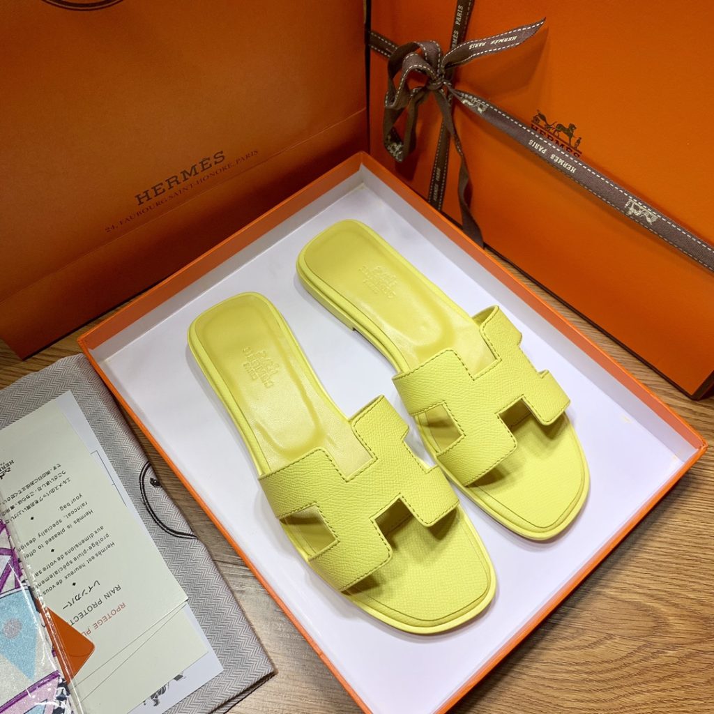 エルメス定番　HERMES　エプソン　オラン サンダル　サイズ35-41　レディースサンダル　スリッパ　室内/外履きOK　13色 - 画像 5