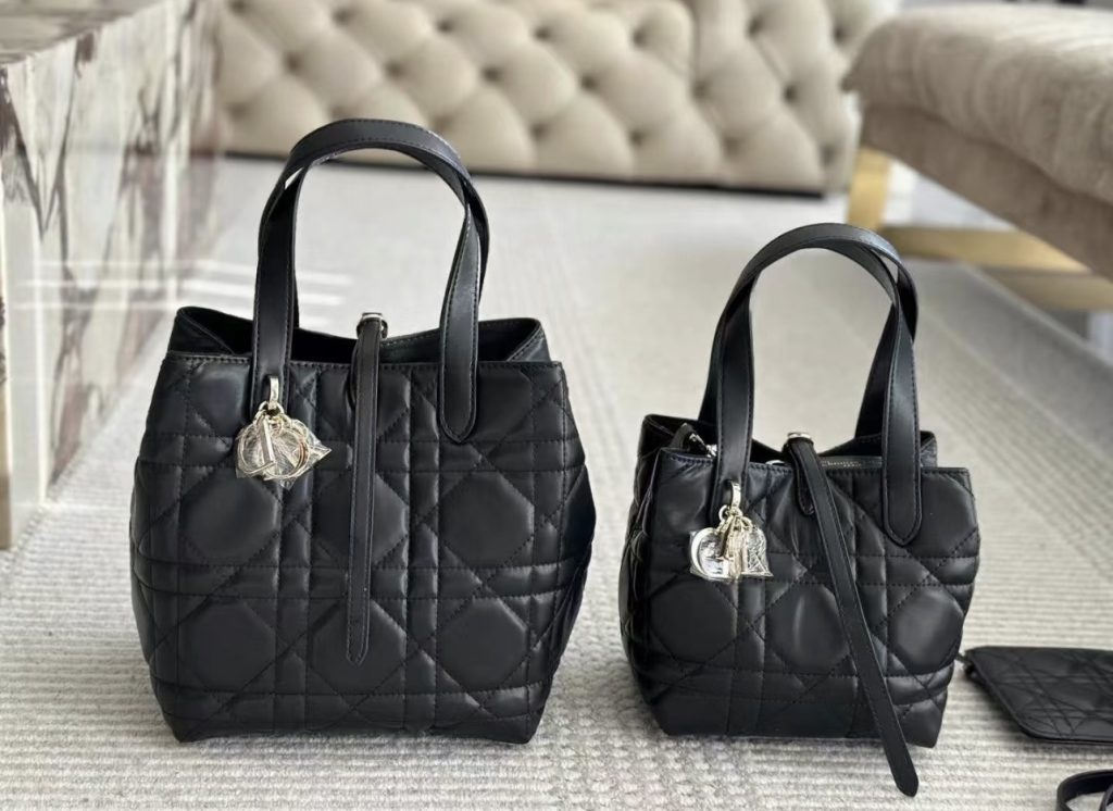 ディオール　マクロカナージュ　DIOR Toujours　バーティカル　トートバッグ　ミディアム　レディースバッグ　ショルダーバッグ　ハンドバッグ - 画像 3