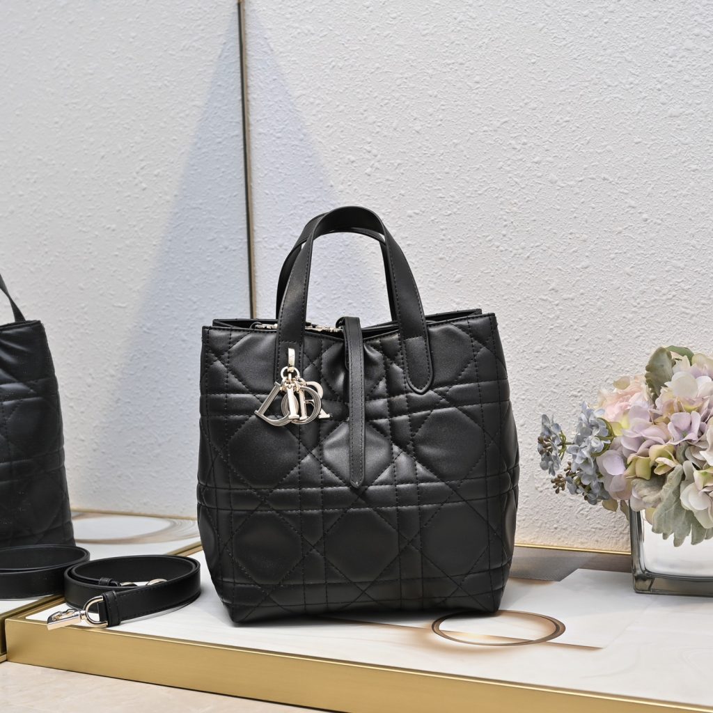 ディオール　マクロカナージュ　DIOR Toujours　バーティカル　トートバッグ　ミディアム　レディースバッグ　ショルダーバッグ　ハンドバッグ - 画像 4