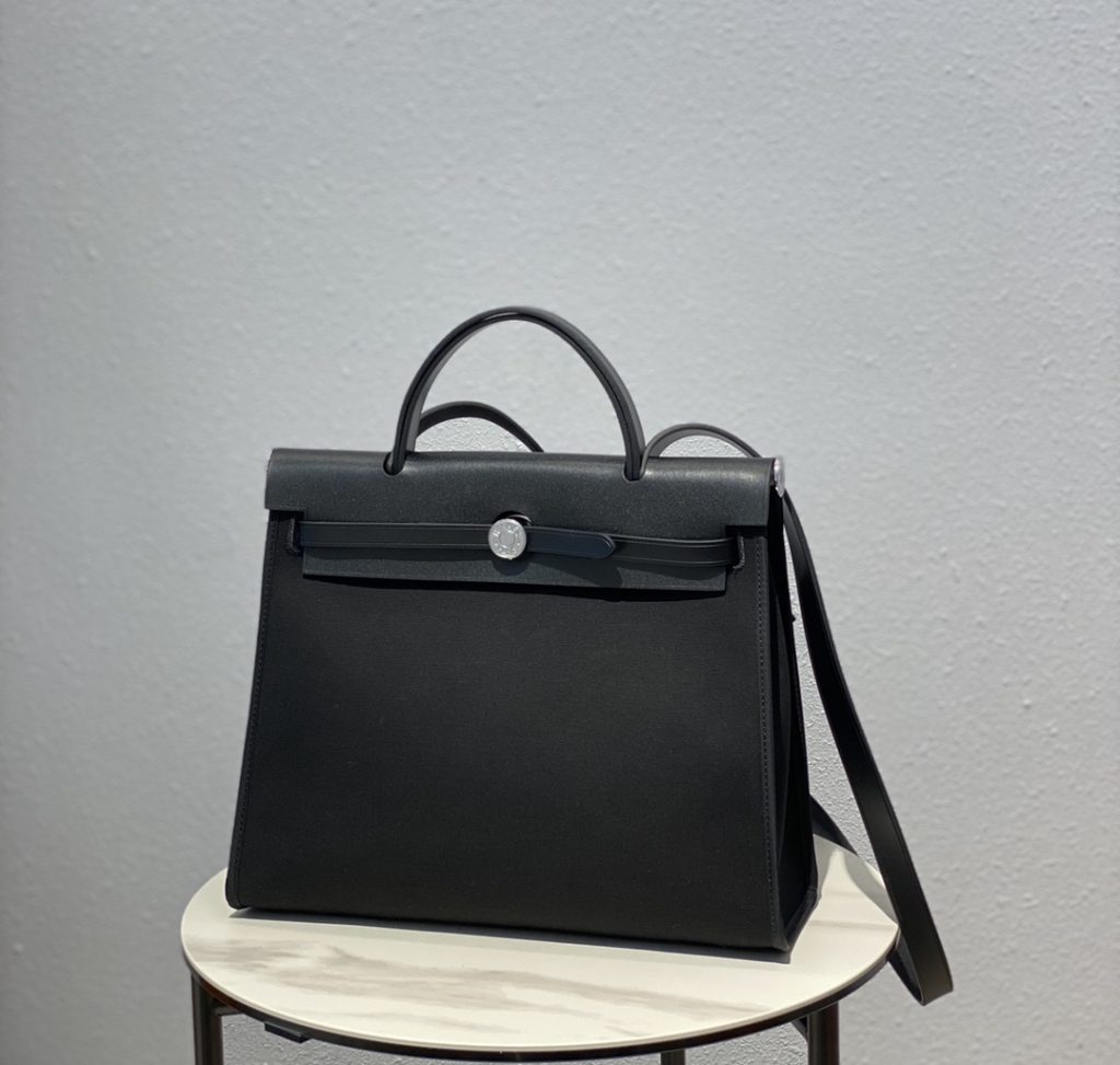 Hermes herbag　エルメス　2WAYバッグ　エールバッグジップPM 31　ショルダーバッグ　ハンドバッグ　外縫い　キャンバス×レザー　本革　24色 - 画像 5