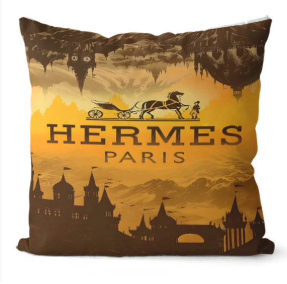 HERMES　エルメス　クッションカバー　アーティスティッククッション　おしゃれクッションカバー　リネンベルベット　9種 - 画像 8