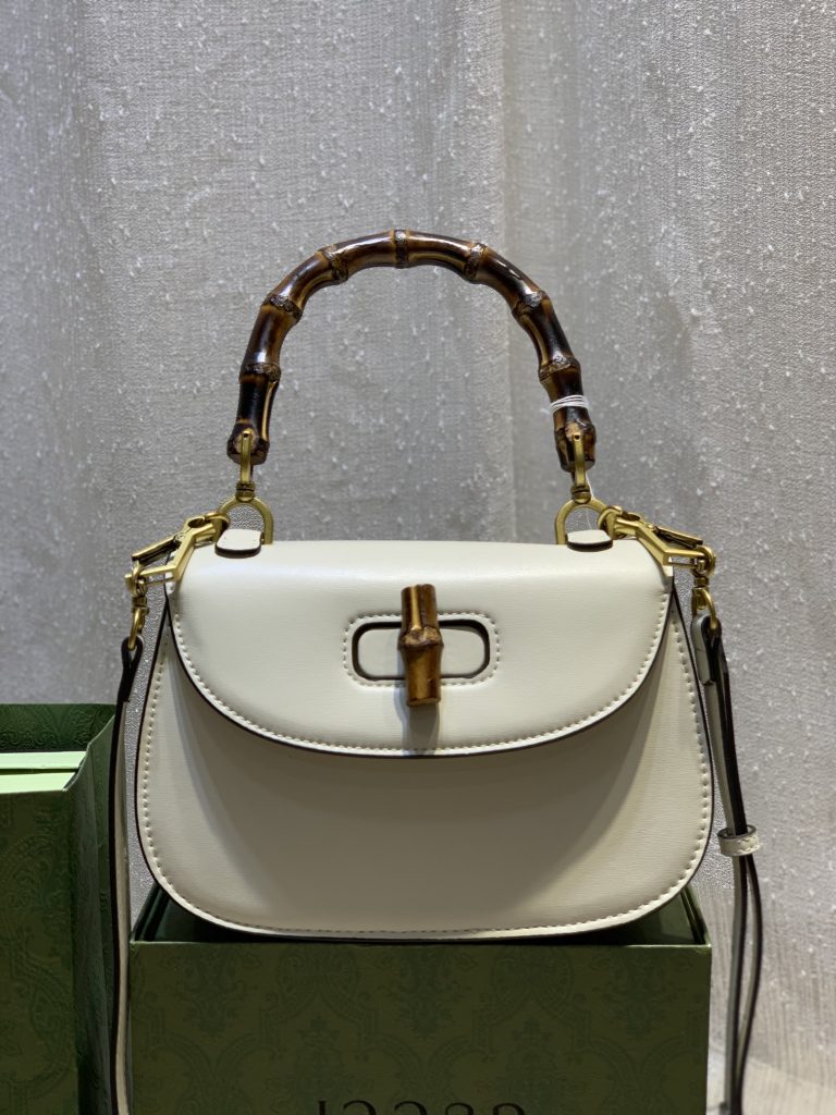 超アレ　グッチ　Gucci Bamboo 1947　バンブー 1947　スモール　ショルダーバッグ　2WAY　3色 - 画像 2