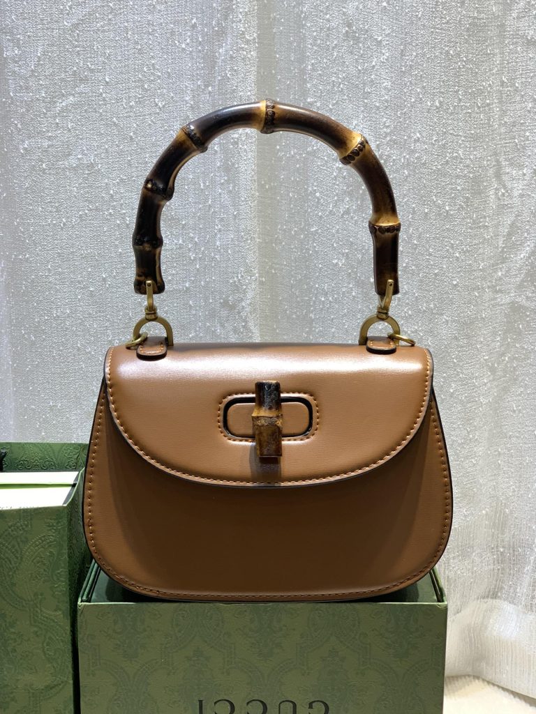 超アレ　グッチ　Gucci Bamboo 1947　バンブー 1947　スモール　ショルダーバッグ　2WAY　3色 - 画像 3
