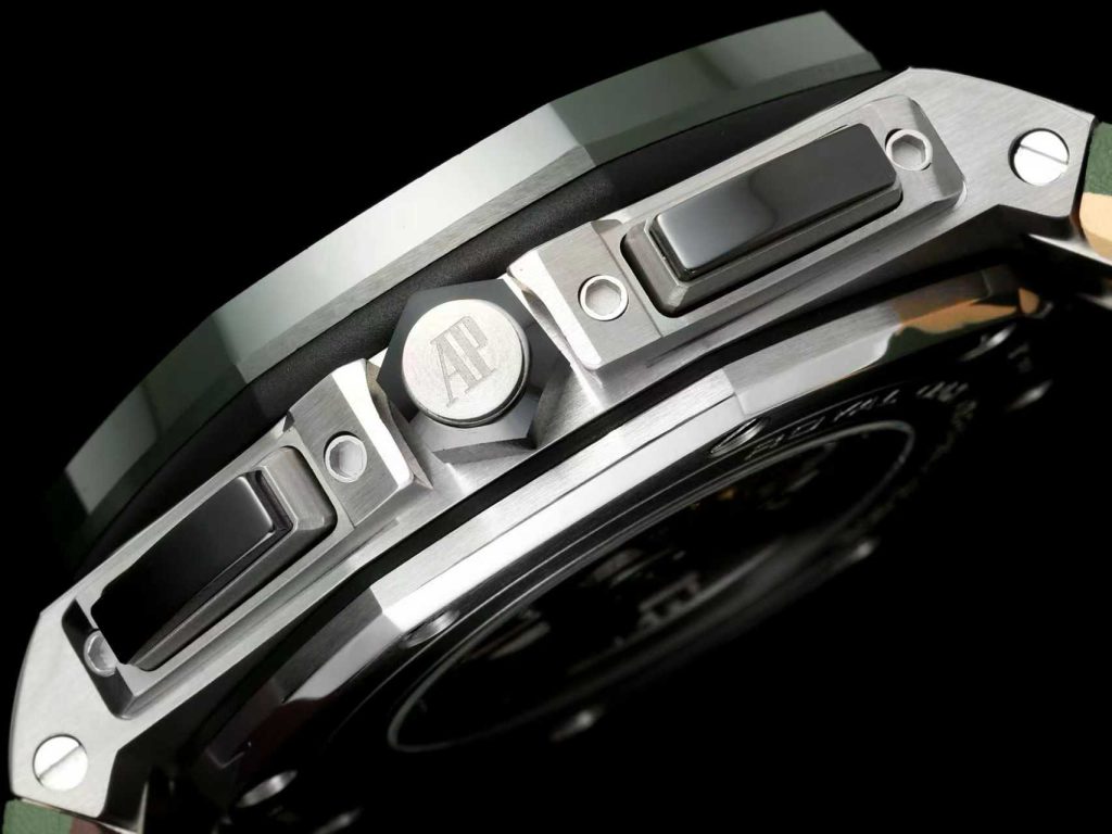 AUDEMARS PIGUET オーデマ・ピゲ メンズ 腕時計 自動巻き クォーツ オフショア ミリタリー風 カモフラージュ - 画像 6