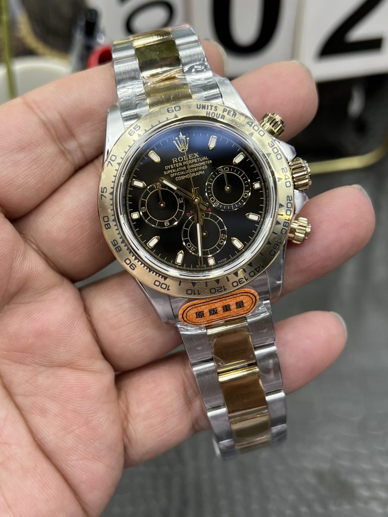 ROLEX ロレックス デイトナ 腕時計 メンズ 自動巻き 機械式 40mm ステンレススチール ローズゴールド ブラック - 画像 2