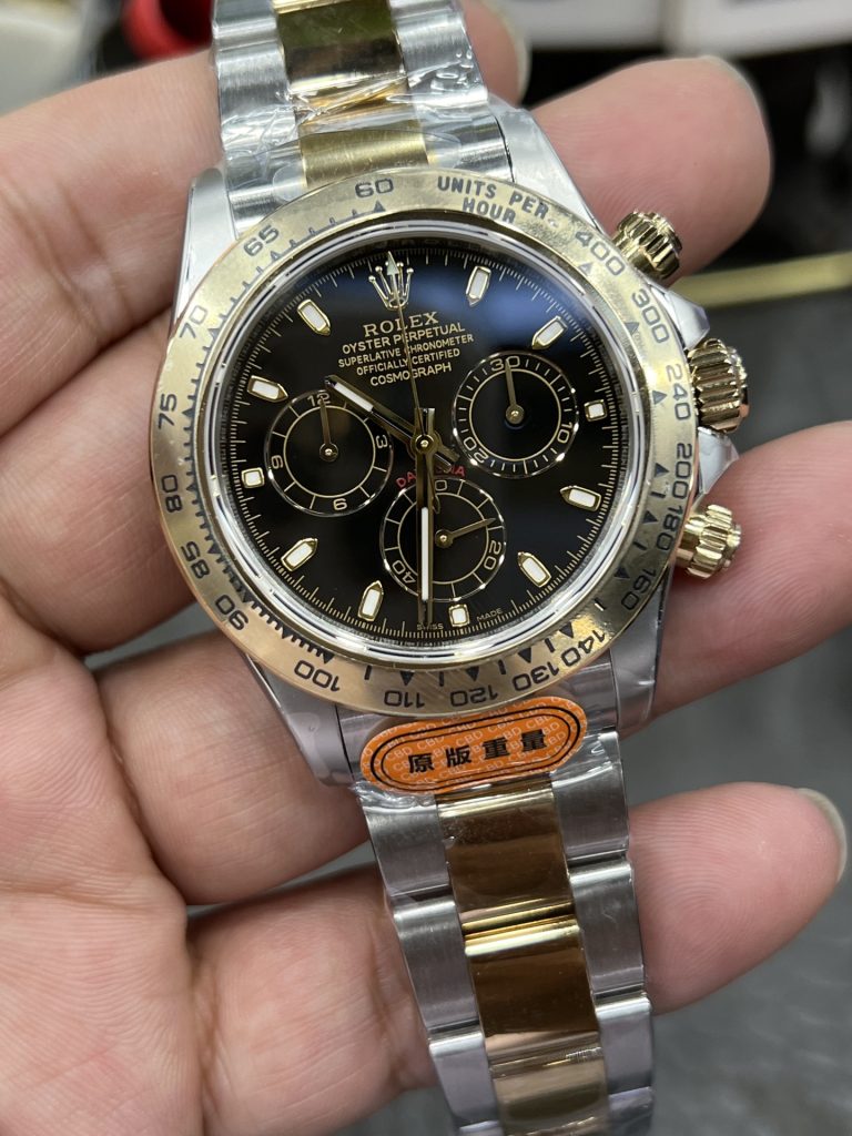 ROLEX ロレックス デイトナ 腕時計 メンズ 自動巻き 機械式 40mm ステンレススチール ローズゴールド ブラック - 画像 5
