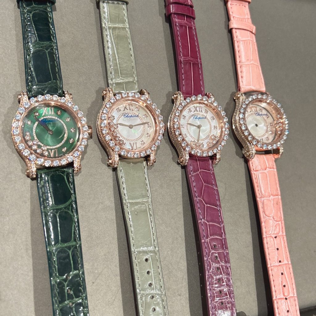 CHANEL シャネル ファインジュエリーウォッチ レディース 9015機械式 ダイヤモンド ホワイト ブラック レッド グリーン ピンク ブルー - 画像 2