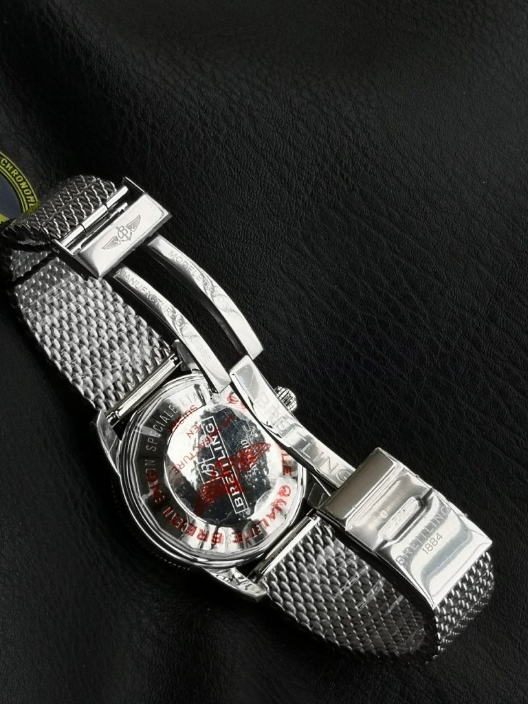 BREITLING ブライトリング スーパーオーシャン 腕時計 メンズ 自動巻き 機械式 メッシュベルト ブラック - 画像 8