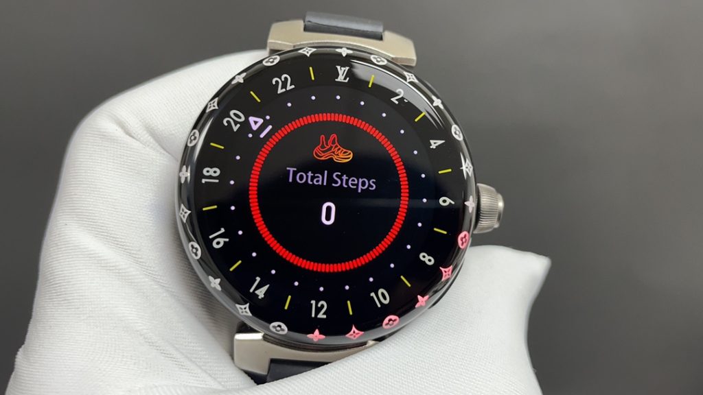 LV ルイ・ヴィトン スマートウォッチ メンズ 1.2インチAMOLED 360度無死角 全1色 - 画像 5
