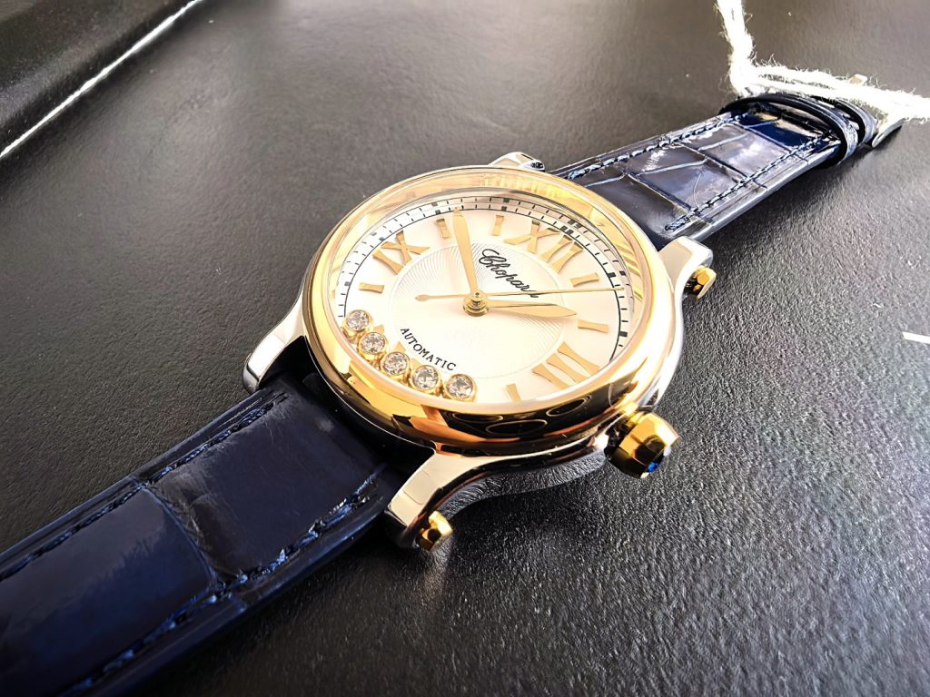 CHANEL シャネル ハッピースポーツ 腕時計 レディース 自動巻き 機械式 30mm ブラック ブルー レッド 全3色 - 画像 2