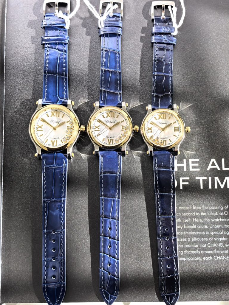 CHANEL シャネル ハッピースポーツ 腕時計 レディース 自動巻き 機械式 30mm ブラック ブルー レッド 全3色 - 画像 7