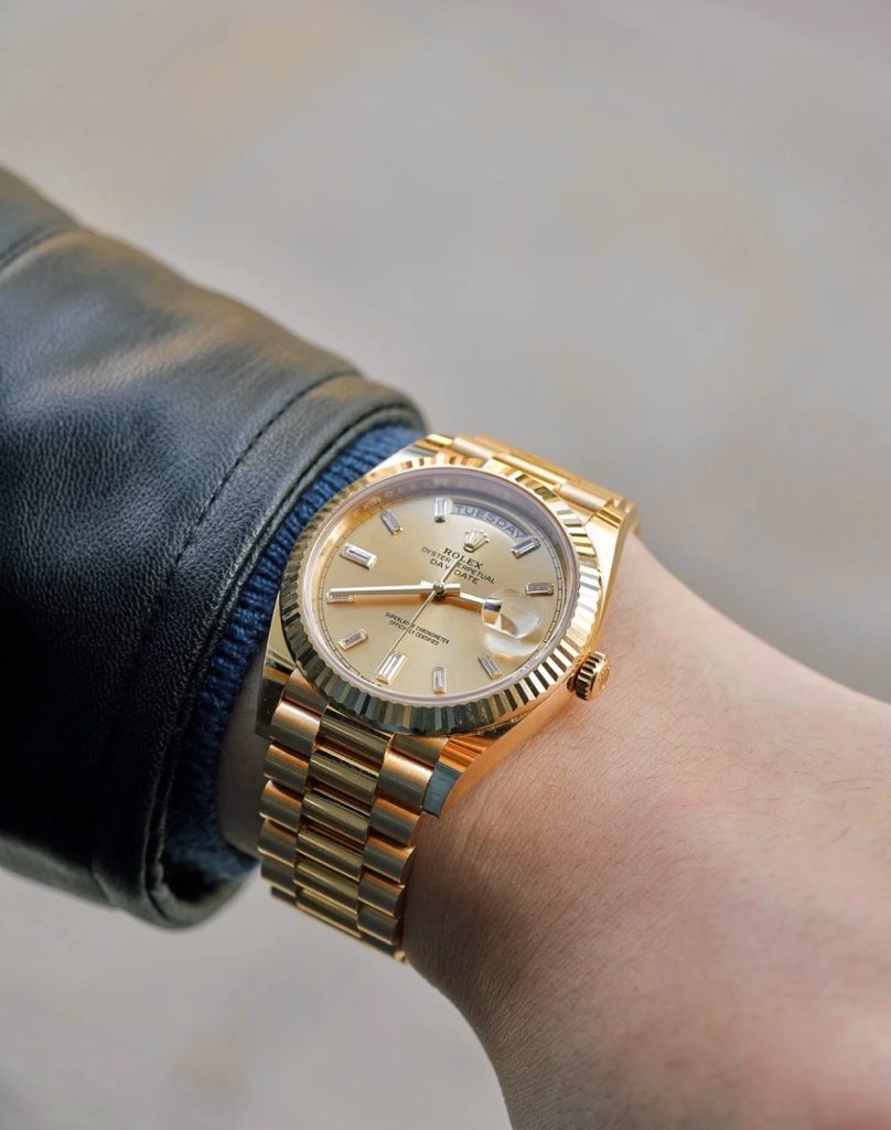 ROLEX ロレックス デイトジャスト 腕時計 メンズ 自動巻き 機械式 ブラック ゴールド 3色展開 - 画像 8