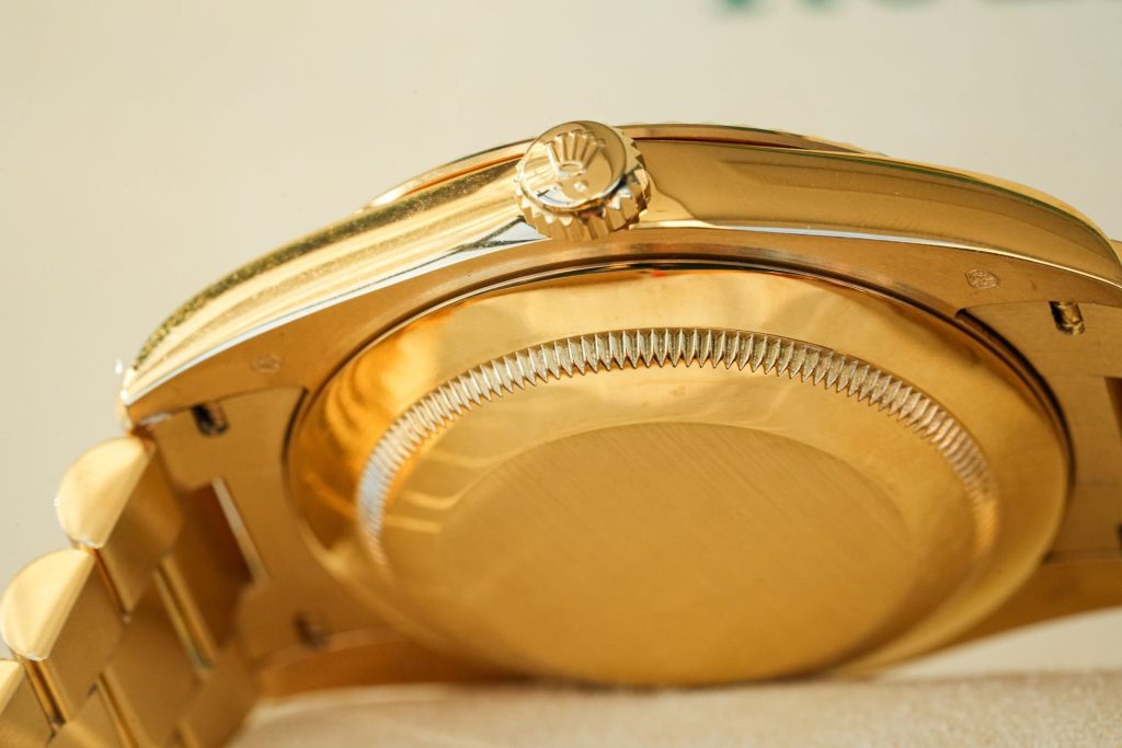 ROLEX ロレックス デイデイト 腕時計 メンズ 金色砂紋 腕時計 18Kゴールド ブラック - 画像 8