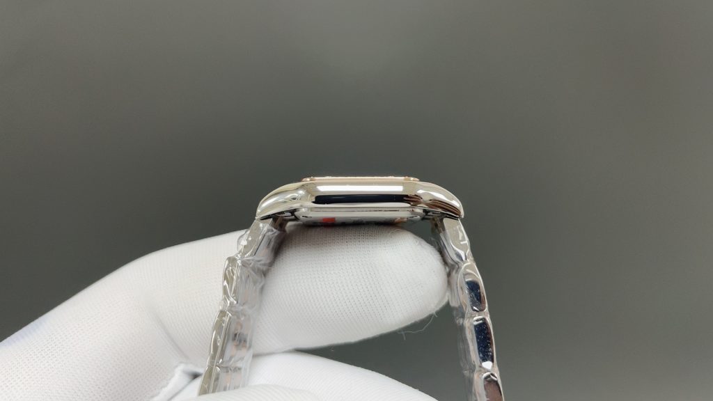 Cartier カルティエ パンテール 腕時計 レディース ダイヤモンド タンク型 27mm ピンクゴールド ホワイト - 画像 5