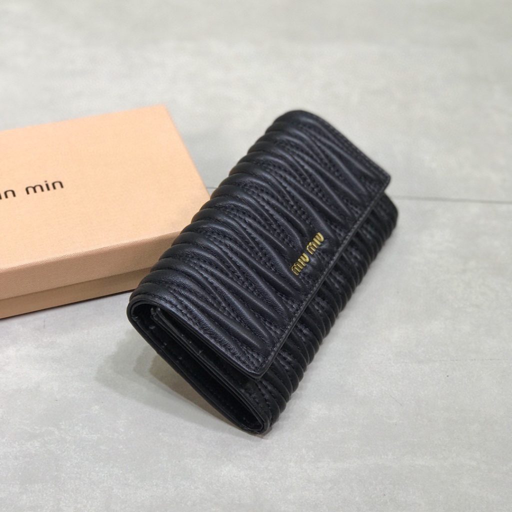 MIU MIU ミュウミュウ ロングウォレット マリネロ ブラック - 画像 5