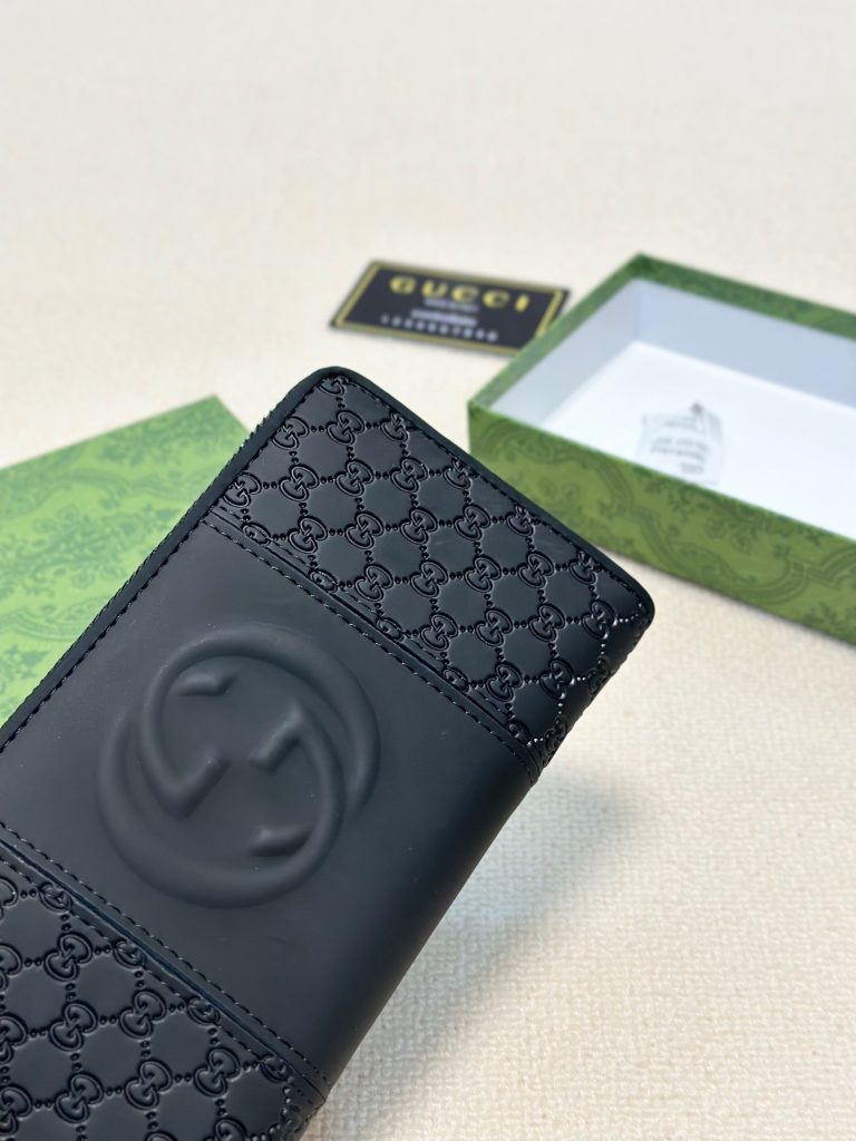 GUCCI グッチ グッチモノグラム 長財布 黒 - 画像 5