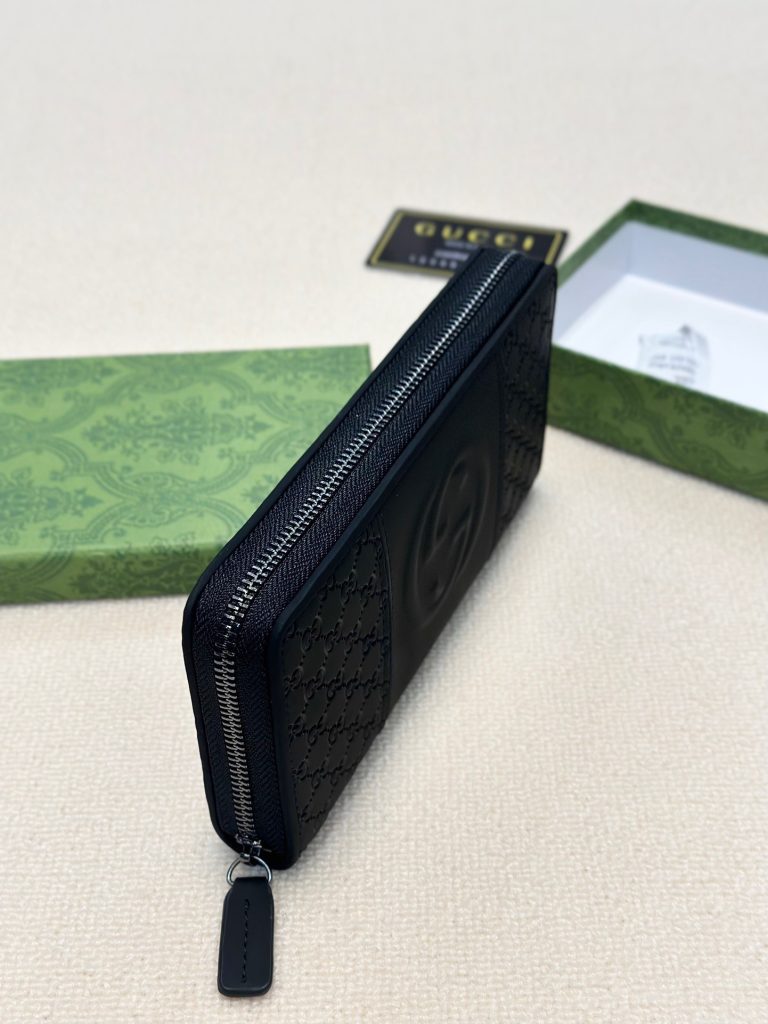 GUCCI グッチ グッチモノグラム 長財布 黒 - 画像 6