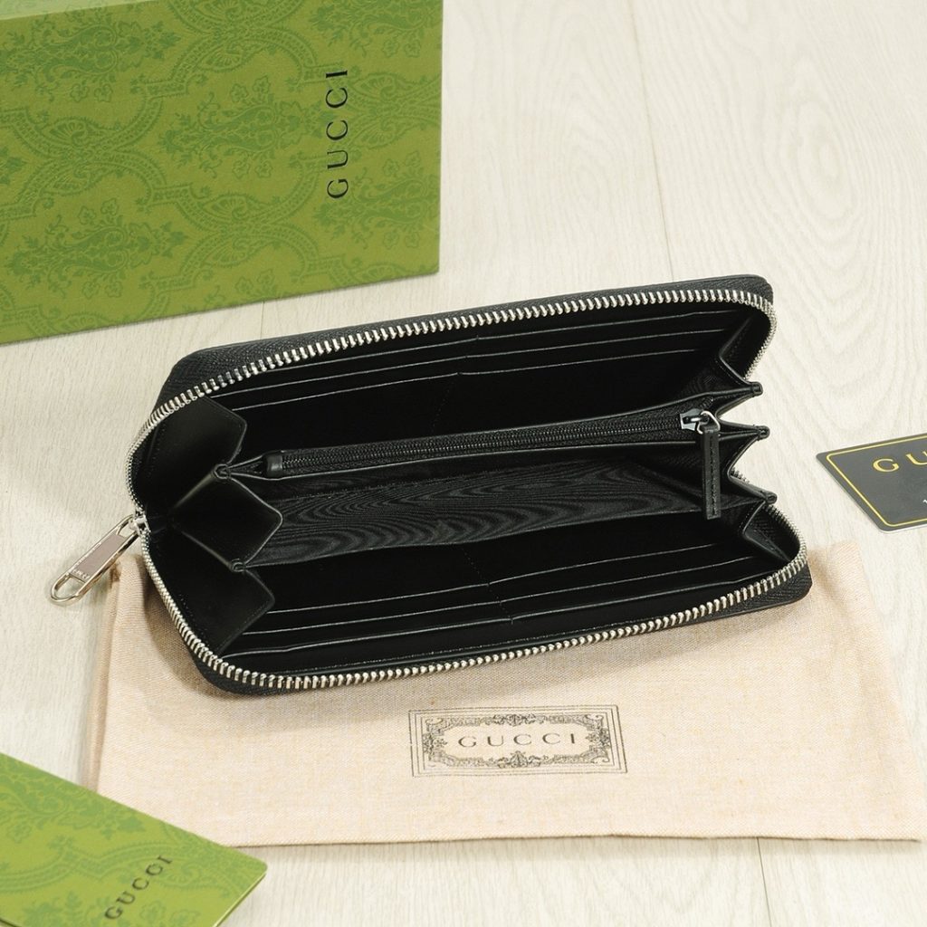 GUCCI グッチ 長財布 ウォレット グッチロゴ ブラック - 画像 7