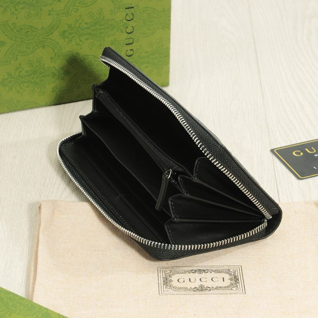 GUCCI グッチ 長財布 ウォレット グッチロゴ ブラック - 画像 8