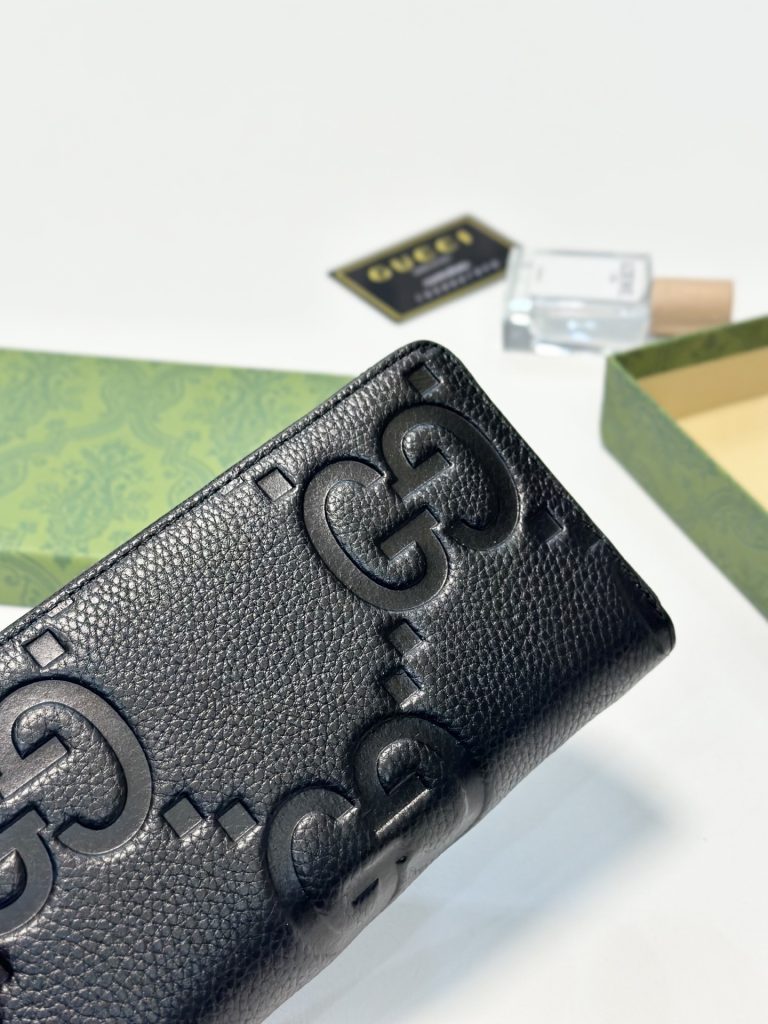 GUCCI グッチ 財布 ロングウォレット ファスナー 19x10 黒 - 画像 5