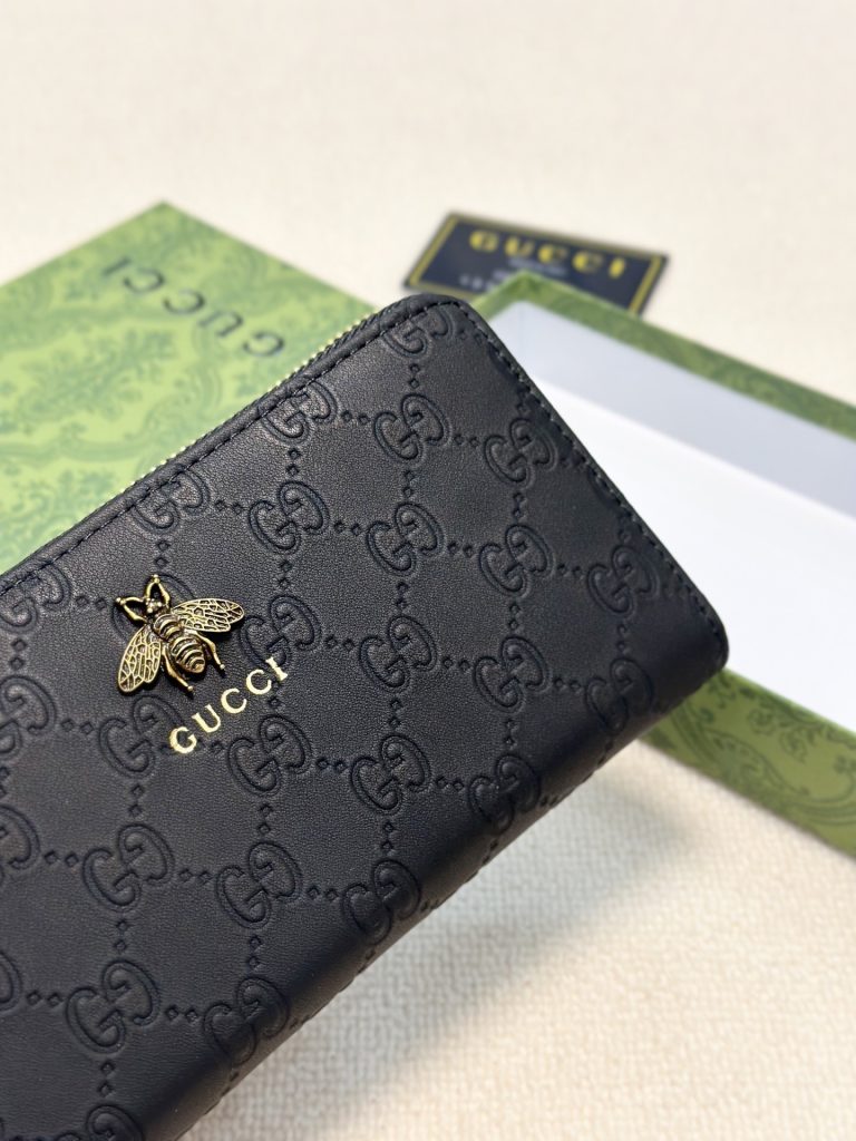 GUCCI グッチ 長財布 ロングウォレット 黒 - 画像 5