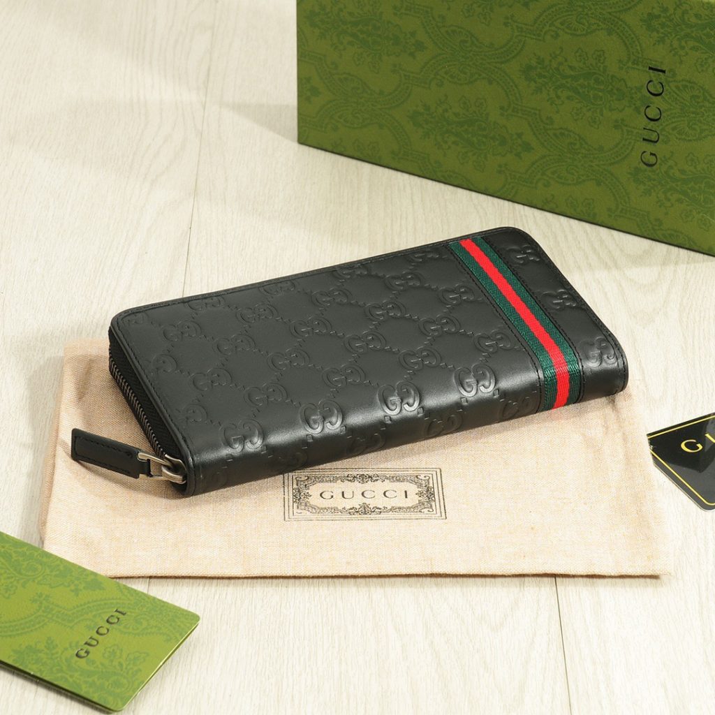 GUCCI グッチ 長財布 ロングジッパー ブラック - 画像 4