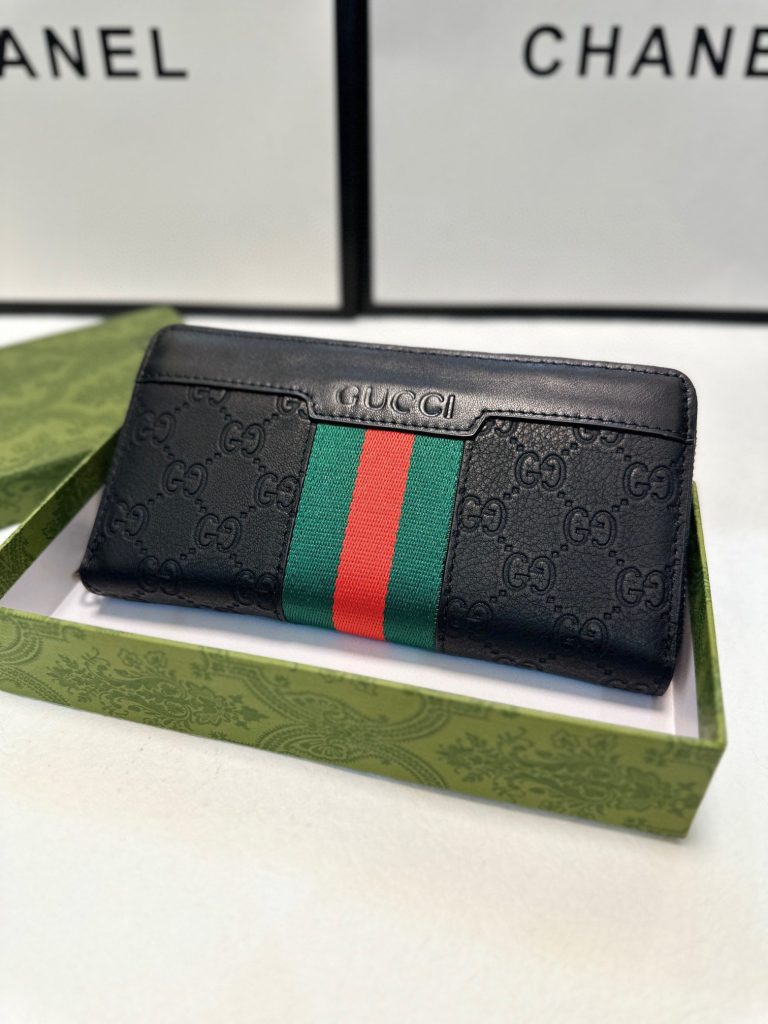 GUCCI グッチ 長財布 本革仕様 ライダース ブラック - 画像 6