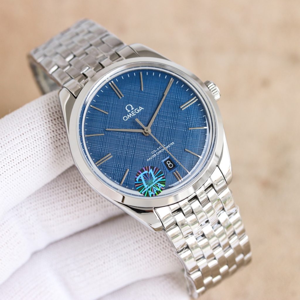 OMEGA オメガ ディープ ジン デイト タイプ コピー 40mm 青文字盤 ステンレススチール メンズ - 画像 2
