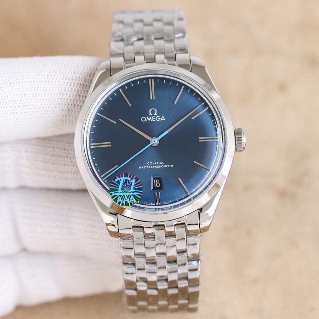 OMEGA オメガ ディープ ジン デイト タイプ コピー 40mm 青文字盤 ステンレススチール メンズ - 画像 3