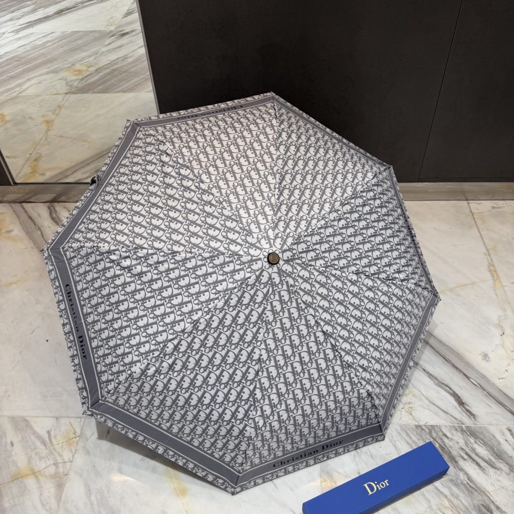 Dior　ディオール傘かさ 日傘雨傘　折りたたみ傘　ワンタッチ開閉　UVカット　可愛い晴雨兼用傘　レディース用おしゃれ花柄　6種 - 画像 5