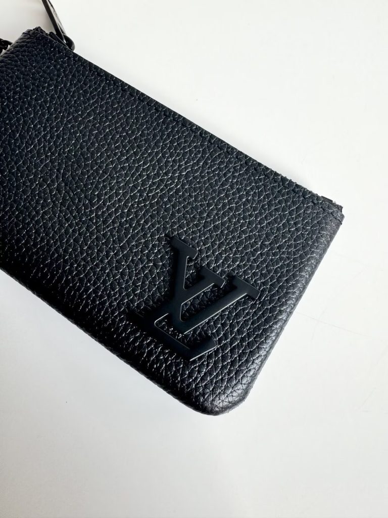 LOUIS VUITTON　ルイヴィトン　カードキーケース　ポシェット･クレ　ブラック　レザー 　コインケース　レディース　メンズ - 画像 2