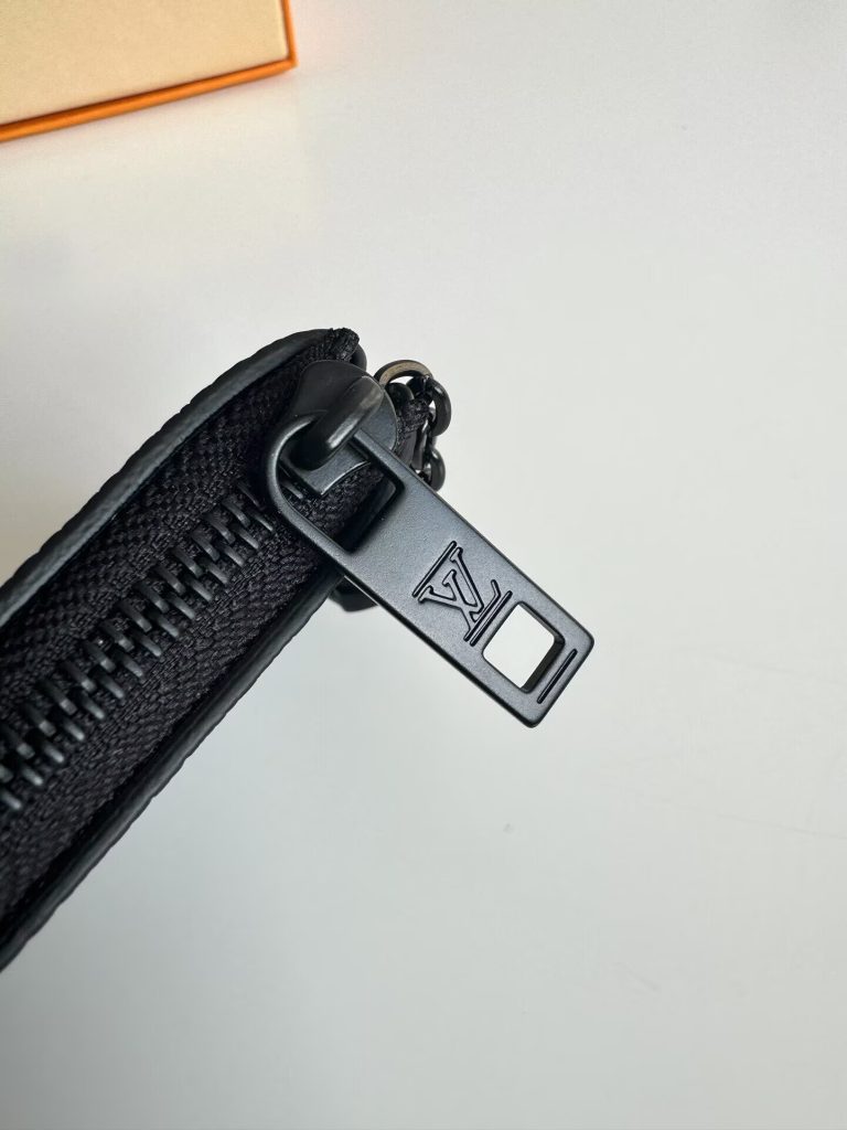 LOUIS VUITTON　ルイヴィトン　カードキーケース　ポシェット･クレ　ブラック　レザー 　コインケース　レディース　メンズ - 画像 3