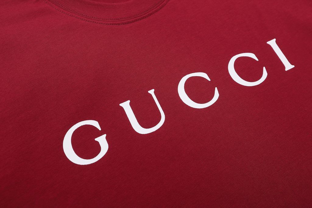 グッチ　GUCCI　Tシャツ　シンプル　プリント　無地　丸首シャツ　シャツ　半袖Tシャツ　カップルコーデ　Tshirt　男女兼用　S-XXL - 画像 5