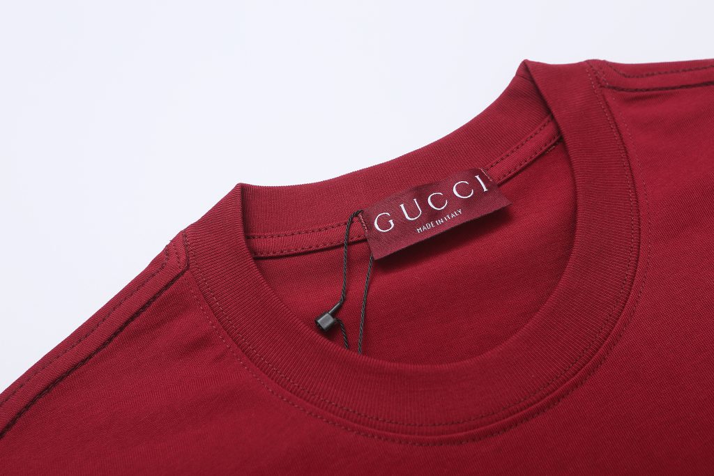 グッチ　GUCCI　Tシャツ　シンプル　プリント　無地　丸首シャツ　シャツ　半袖Tシャツ　カップルコーデ　Tshirt　男女兼用　S-XXL - 画像 6