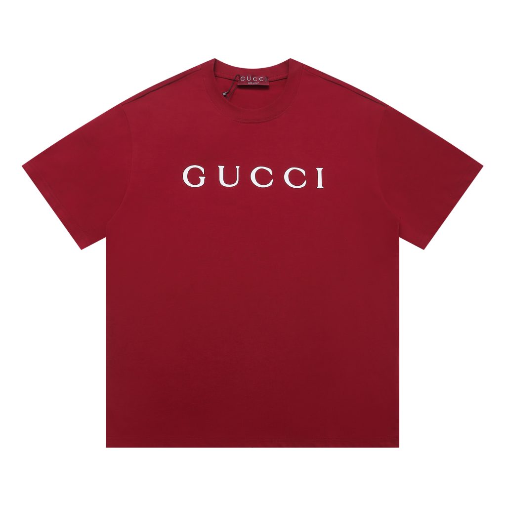 グッチ　GUCCI　Tシャツ　シンプル　プリント　無地　丸首シャツ　シャツ　半袖Tシャツ　カップルコーデ　Tshirt　男女兼用　S-XXL - 画像 3