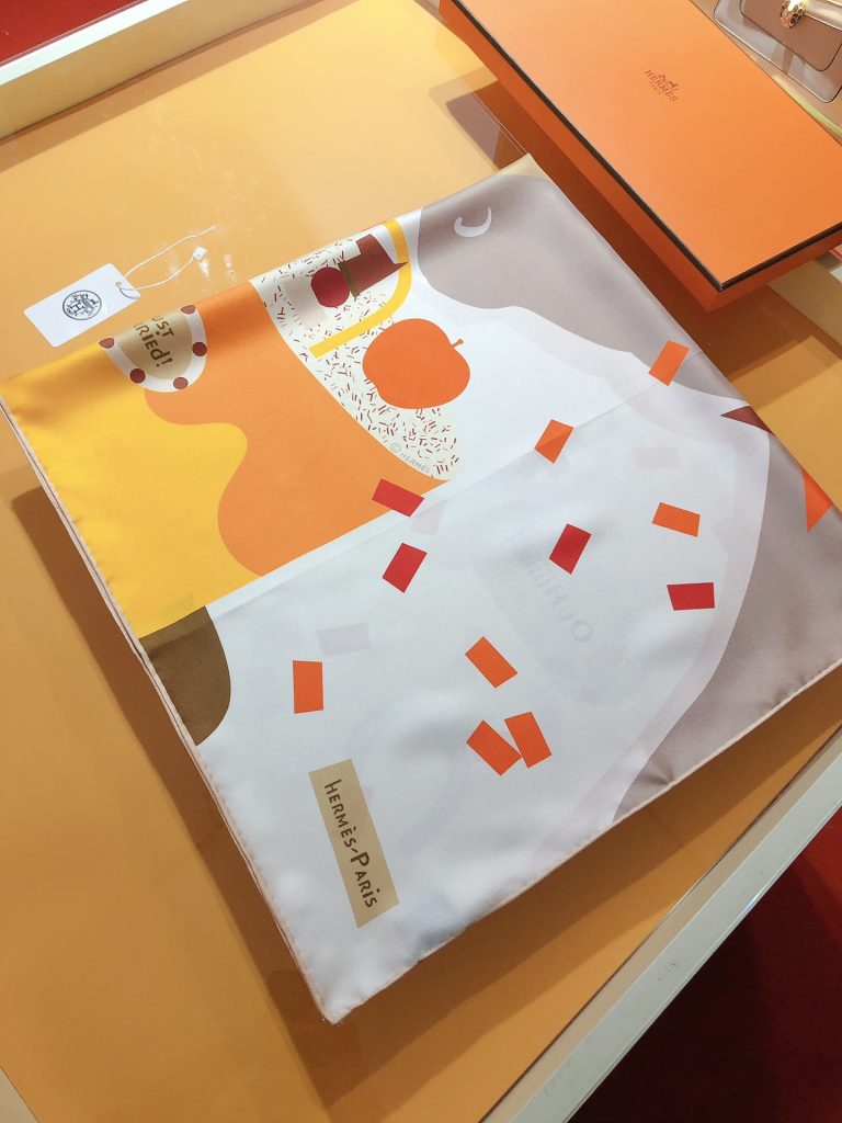 新作 エルメス HERMES カレ45 ジャスト マリッド スカーフ ガヴロッシュ 45 レディース マリン シエル - 画像 7