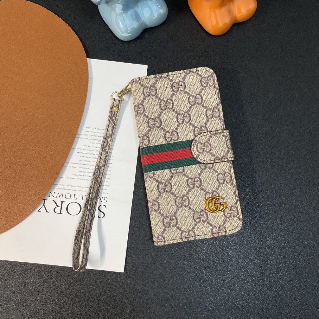 グッチ　GUCCI　手帳型ケース　iPhoneケース　スマホケース　ダブルG　スマホカバー　iPhone 11～iPhone16pro max　2色 - 画像 2